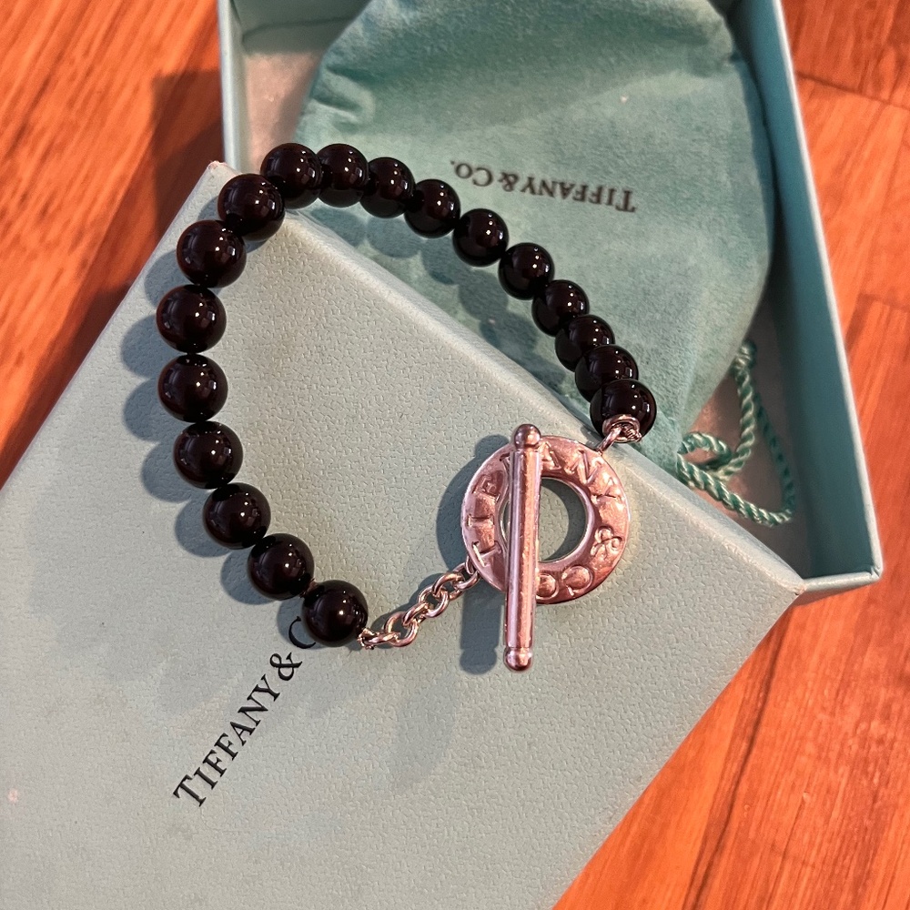 Tiffany & Co. Black Onyx Toggle Bracelet